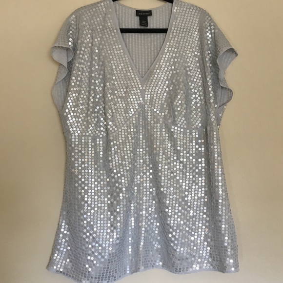 lane bryant sequin top